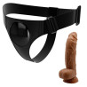 Pretty Love - Slip Harnais Harnais Universel Avec Gode Micheal 20 Cm Noir